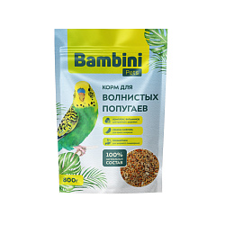 Bambini Pets корм для волнистых попугайчиков - 800 г