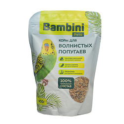 Bambini Pets корм для волнистых попугайчиков - 400 г