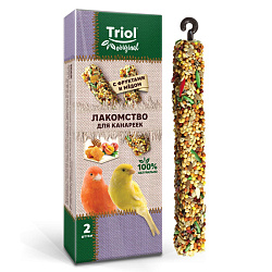 Triol Original лакомство для канареек с фруктами и мёдом - 55 г (2 шт)