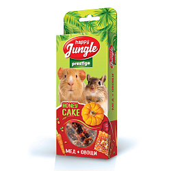 Happy Jungle Престиж лакомство для грызунов, корзинки, мед+овощи - 3 шт