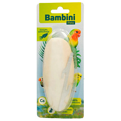 Bambini Pets лакомство панцирь каракатицы для средних попугаев, 13 см