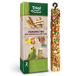 Triol Original лакомство для волнистых попугаев с фруктами - 55 г (2 шт)