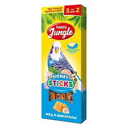 Happy Jungle лакомство для птиц палочки при линьке - 3 шт