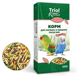 Тriol Standard Экстра корм для мелких и средних попугаев - 500 г