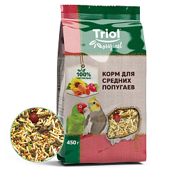 Triol Original корм для средних попугаев - 450 г