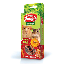 Happy Jungle Престиж лакомство для грызунов, корзинки, мед+овощи - 3 шт