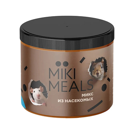 Mikimeals микс из насекомых для грызунов - 50 г